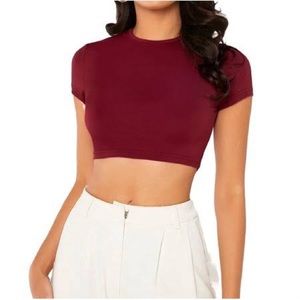 NWOT wild fable cropped tee